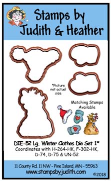 DIE-52 Lg. Winter Clothes Die Set 1